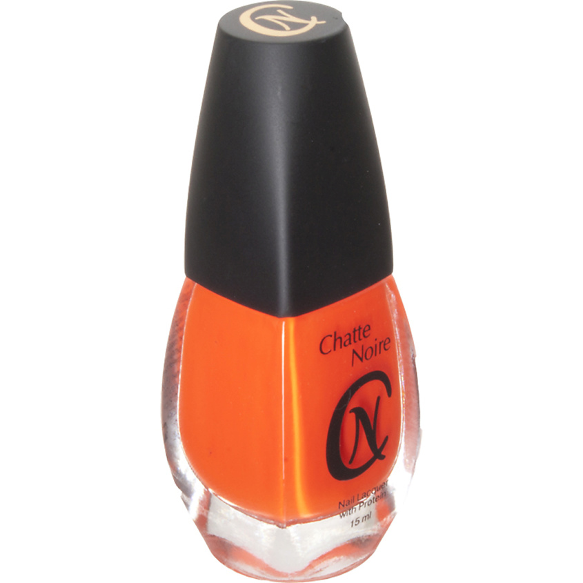 Изображение товара CHATTE NOIRE Лак для ногтей Неон, тон 058 светло-оранжевый неон, 15 цвет