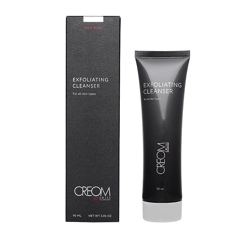 Изображение товара CREOM Очищающий крем-скраб для лица EXFOLIATING CLEANSER for men, 90 мл