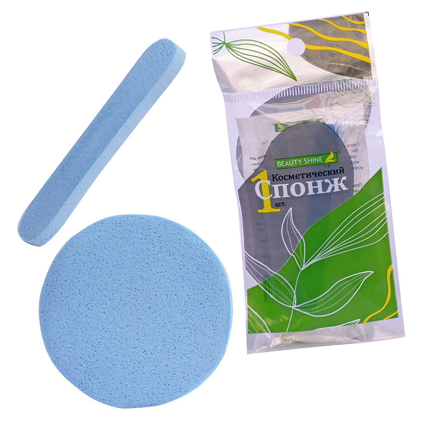 Изображение товара BEAUTY SHINE Спонж для умывания, цвет: Голубой