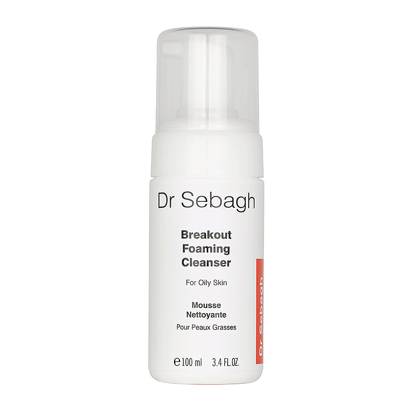 Изображение товара DR SEBAGH Пенка очищающая для жирной кожи и кожи с акне Breakout Foaming Cleanser, 100 мл
