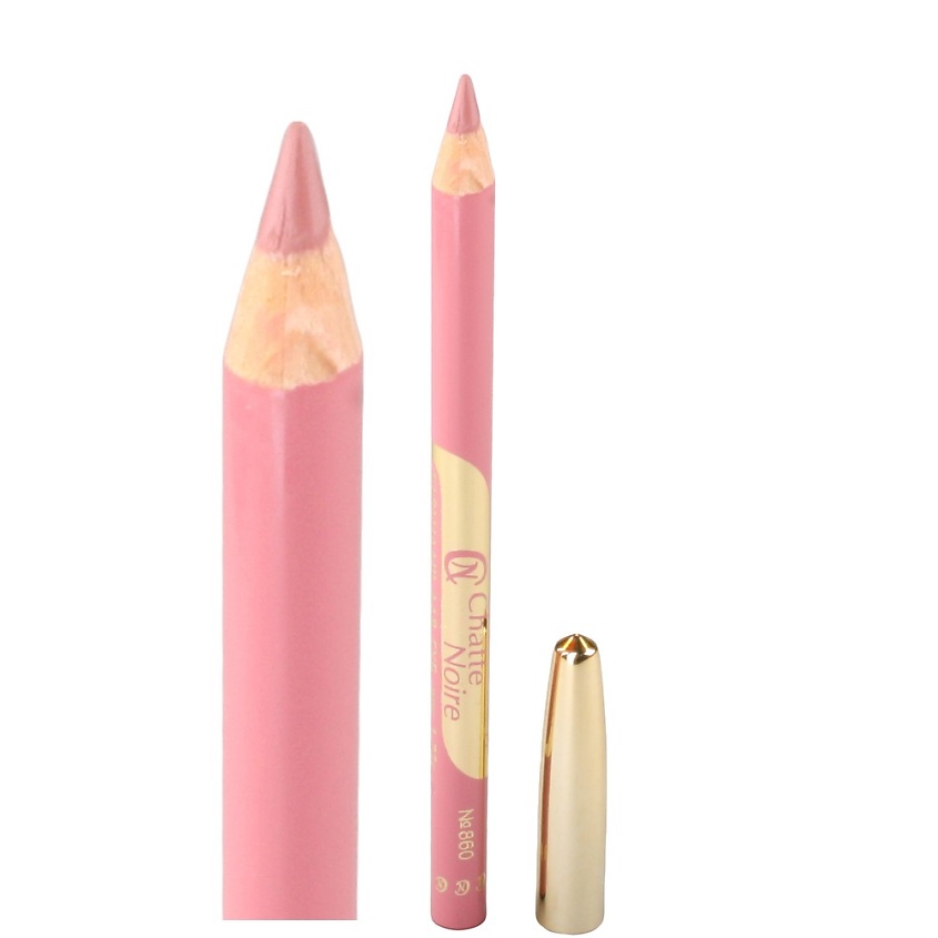 Изображение товара Карандаш для губ CHATTE NOIRE 860 светлый розово-сиренево-бежевый гипоаллергенный