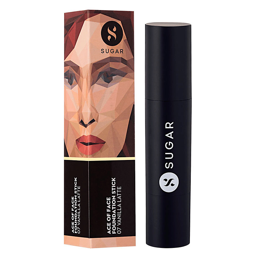 Изображение товара SUGAR Тональная основа-стик для лица Ace Of Face, 07 Ванилла Латте 12 г