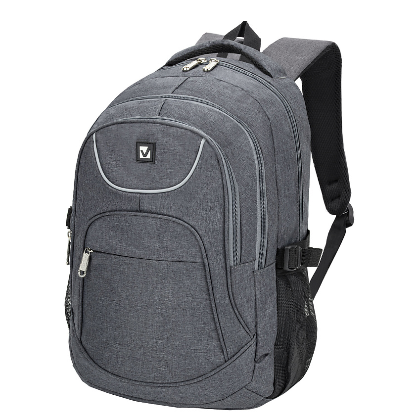 Изображение товара Классический женский рюкзак BRAUBERG Осень серый для учебы и отдыха