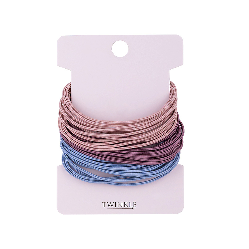 Изображение товара Набор резинок для волос TWINKLE Base Colors 9 шт нежные оттенки