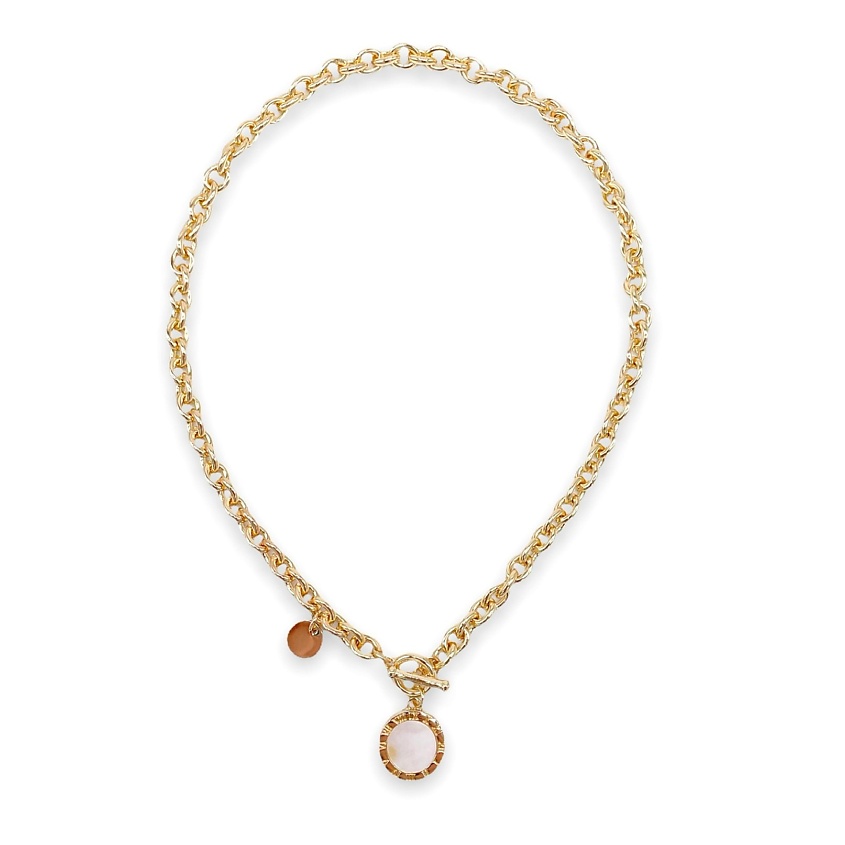 Изображение товара FOROSTINA.K Колье Time White, золотой