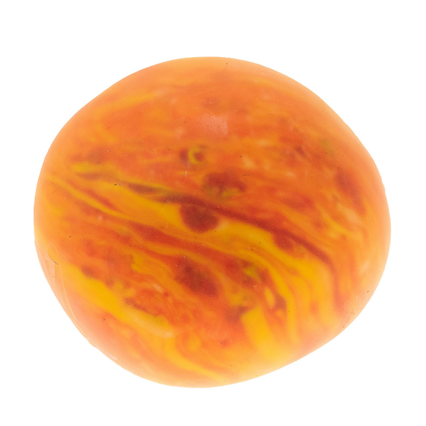 Изображение товара 1TOY Шар антистресс Крутой замес Галактика M оранжевый яркий игрушка антистресс