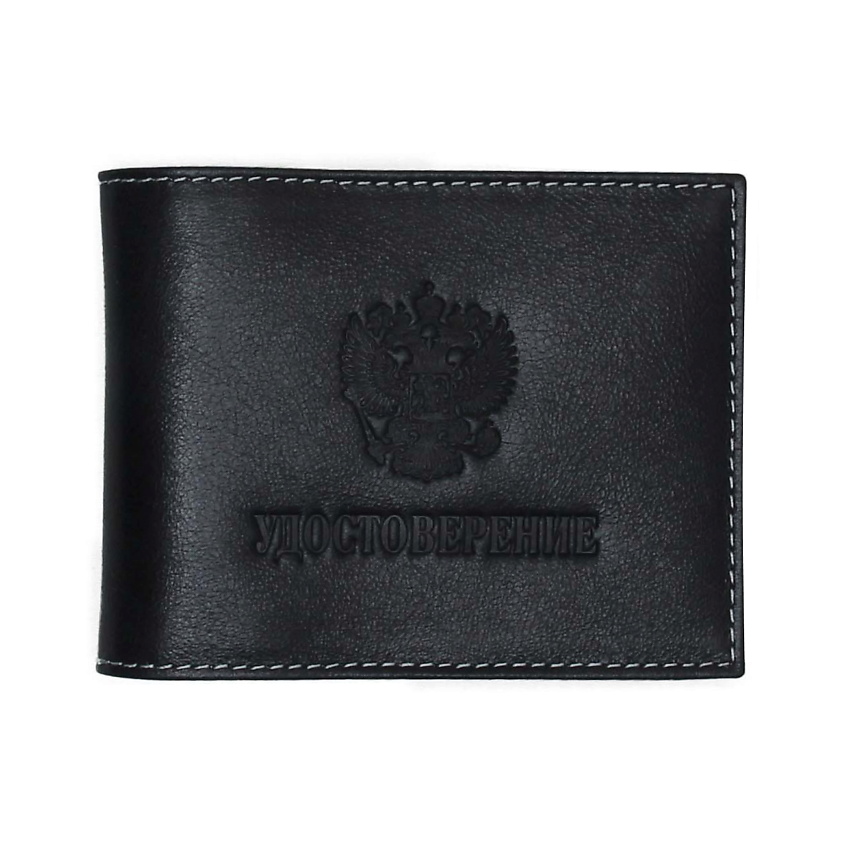 Изображение товара Обложка для удостоверения RELS Universal ID Card Черная из натуральной кожи