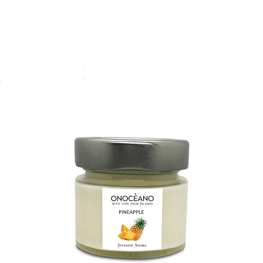 Изображение товара Ароматическая свеча ананас 100 мл натуральный соевый воск Москва