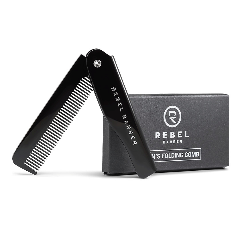 Изображение товара REBEL Расческа для бороды Folding Beard Comb, цвет: н/о
