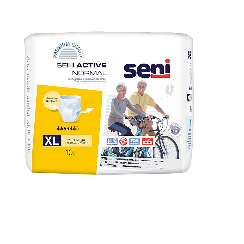 Изображение товара SENI Впитывающие трусы Seni Active Normal Extra Large, 10 размер