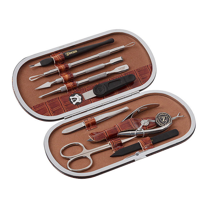 Изображение товара ЗINGER Набор для маникюра и педикюра Classic MSFE 601 S 9 предметов