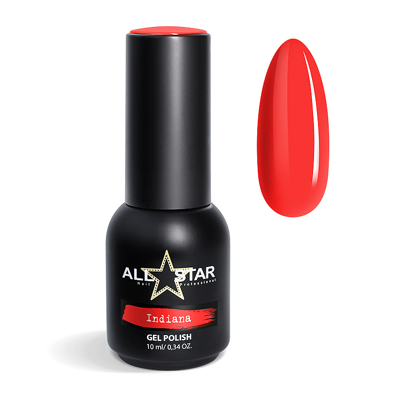 Изображение товара ALL STAR PROFESSIONAL Гель-лак для ногтей Tropic, Розовый неон