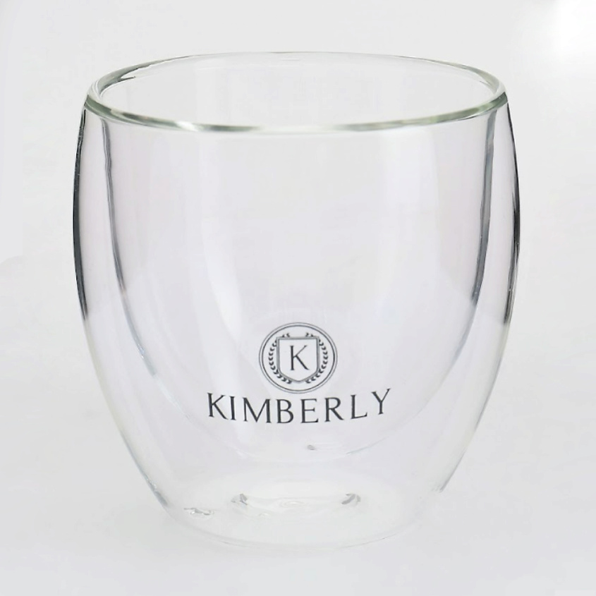 Изображение товара KIMBERLY Термостойкий стеклянный стакан с двойными стенками, 250 мл, Прозрачный