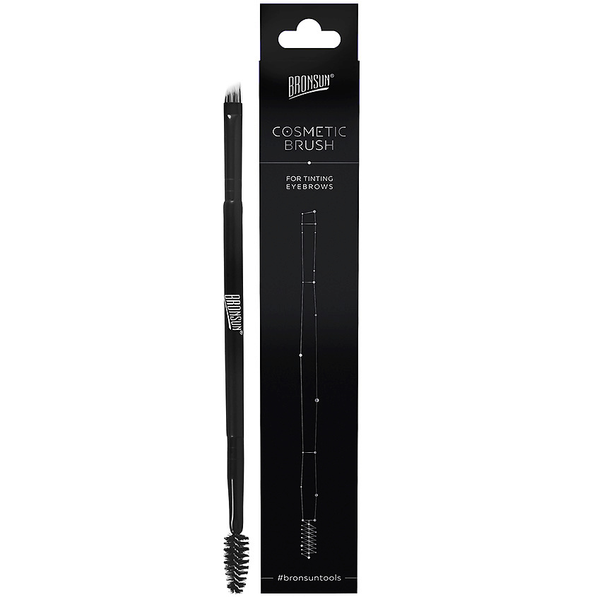 Изображение товара BRONSUN Кисть косметическая двусторонняя, 1 шт.