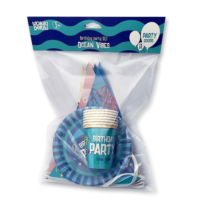 Изображение товара MORIKI DORIKI Набор для праздника Ocean Vibes, 13 предметов