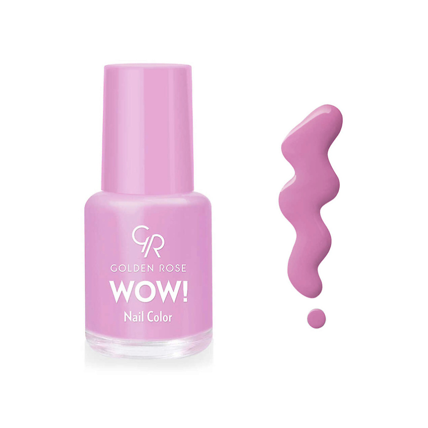 Изображение товара GOLDEN ROSE Лак для ногтей WOW! Nail Color Clear, №20