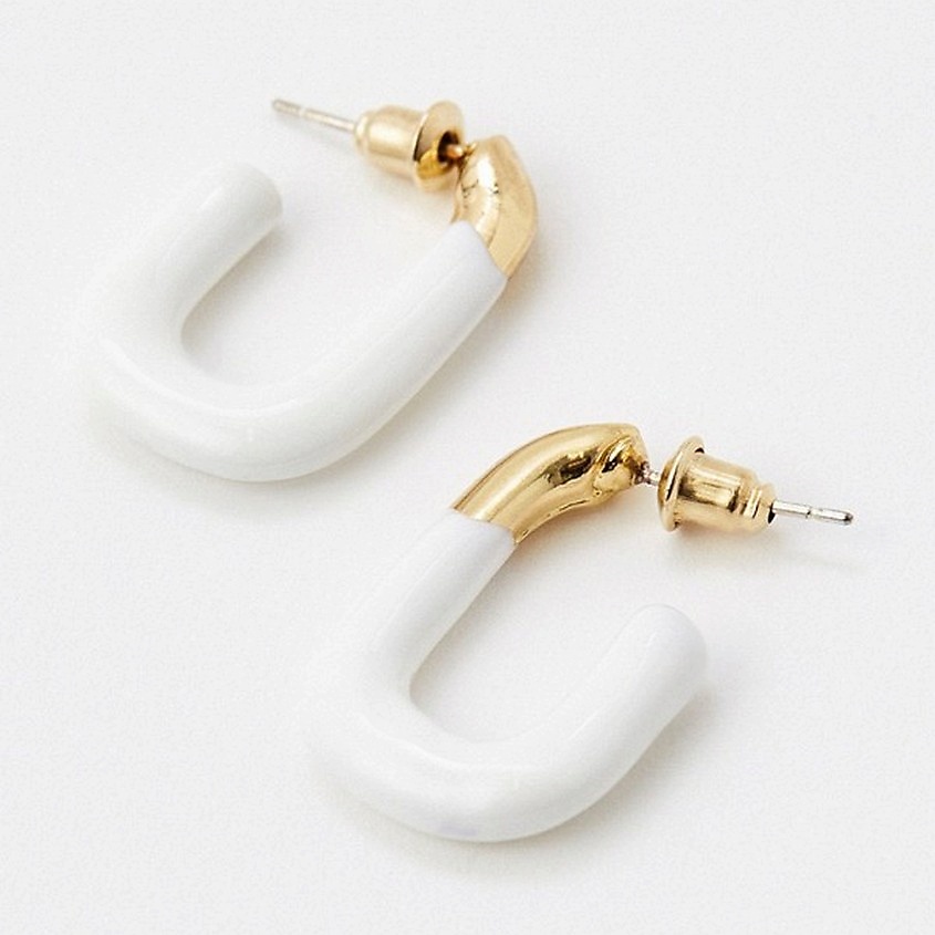 Изображение товара PABUR Серьги BEAUTY, цвет: Белый