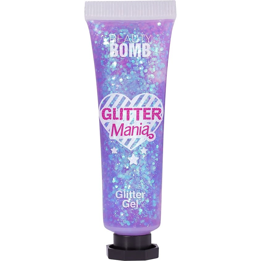 Изображение товара BEAUTY BOMB Глиттер гель для лица Glitter gel «Glitter Mania», № 04 TOMORROWLAND, 3 г