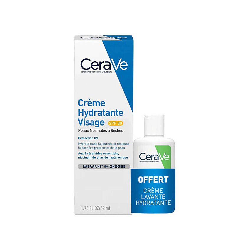 Изображение товара CERAVE Увлажняющий набор для нормальной и сухой кожи, 52мл+20мл