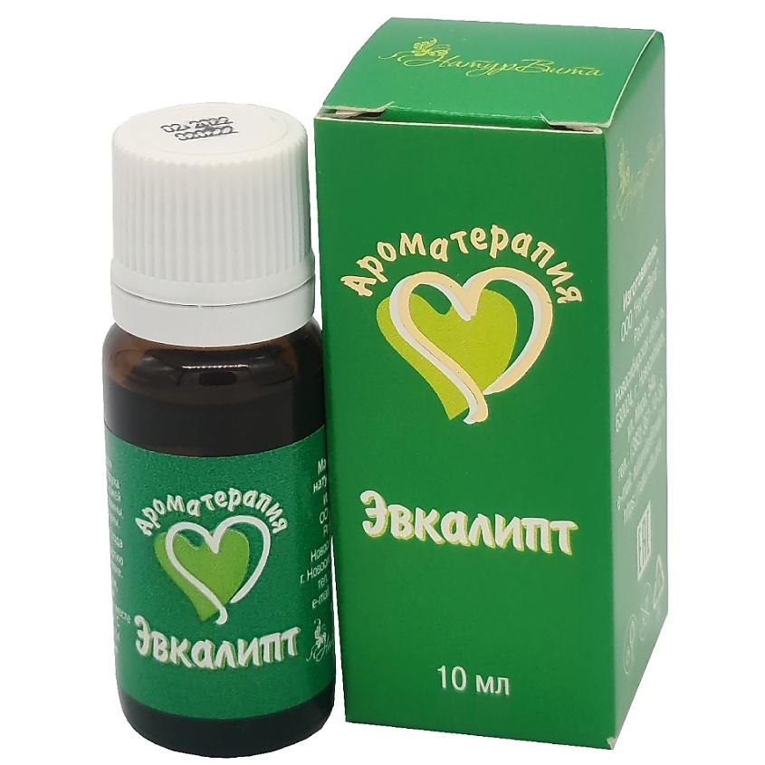 Изображение товара Эфирное масло эвкалипта NATURVITAROMA 10 мл для ароматерапии и ухода за кожей