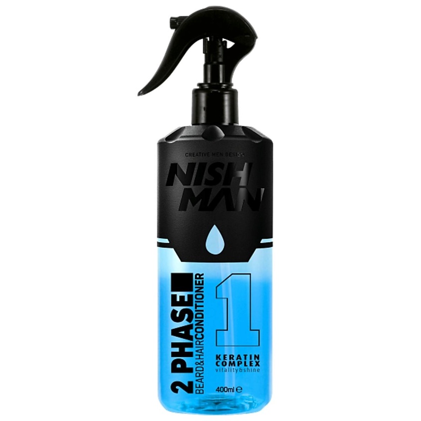 Изображение товара NISHMAN Двухфазный кондиционер для волос 1 Keratin Complex, 400 мл