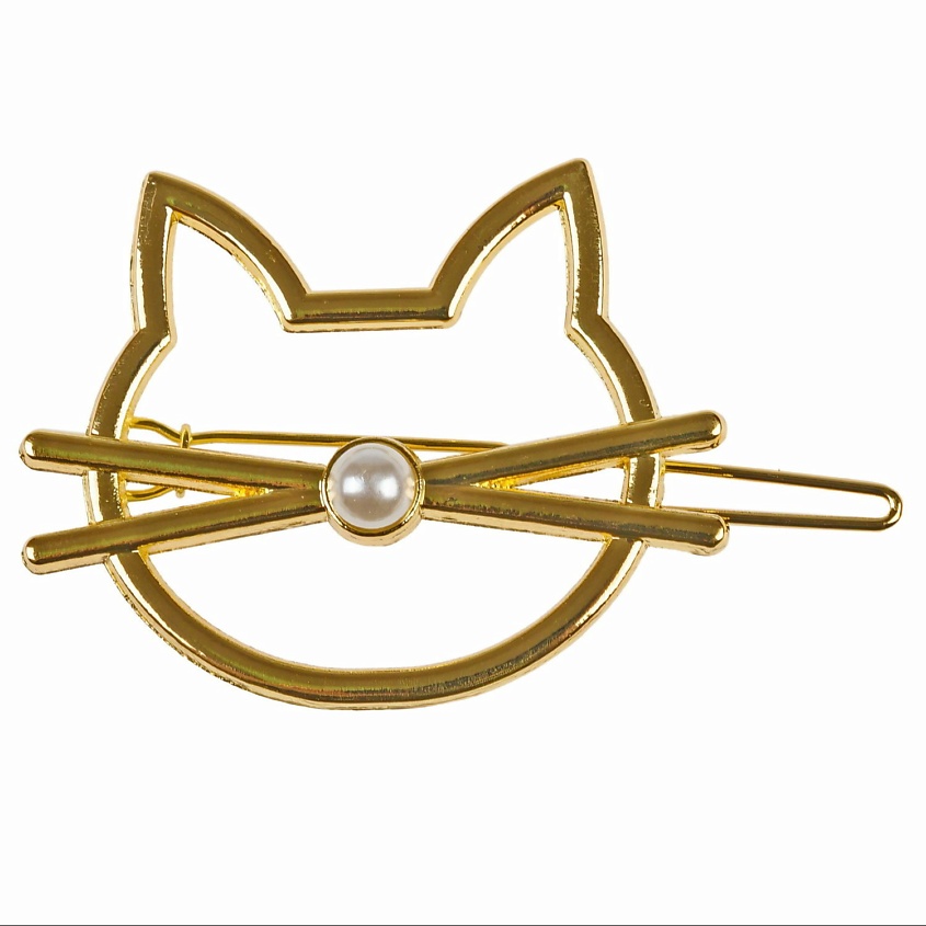 Изображение товара LUKKY Заколка для волос Кошечка, Золотой