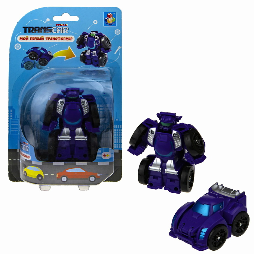 Изображение товара 1TOY Мой первый трансформер, Фиолетовый