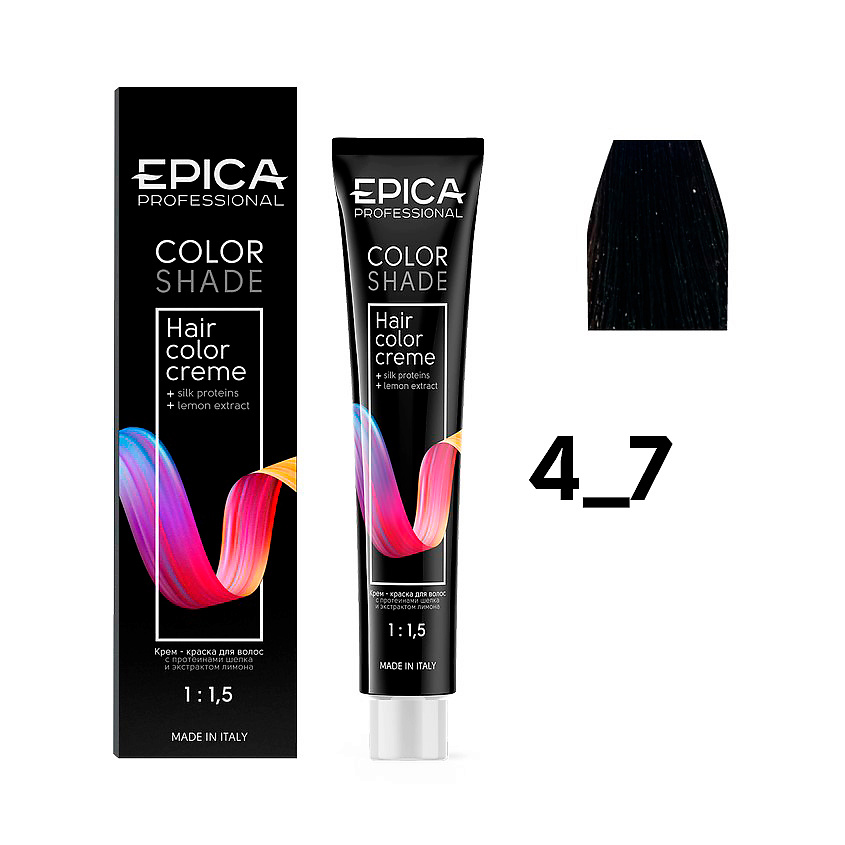 Изображение товара EPICA PROFESSIONAL Крем-краска Colorshade 4.7 шатен шоколадный 100 мл