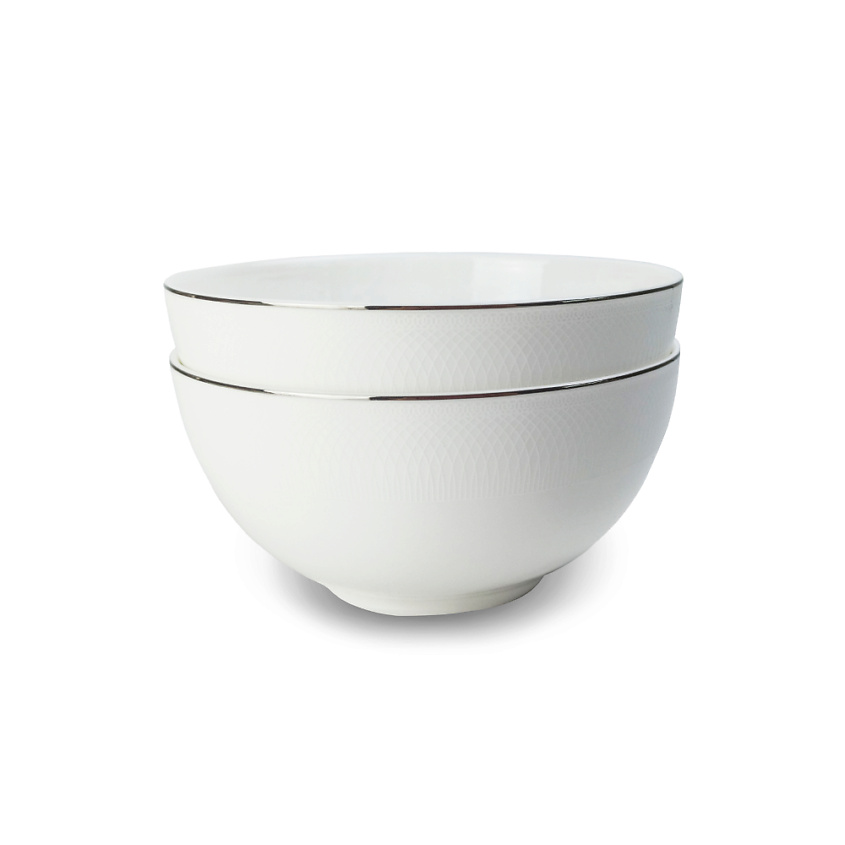 Изображение товара MANDARIN DECOR Набор тарелок, цвет: белый