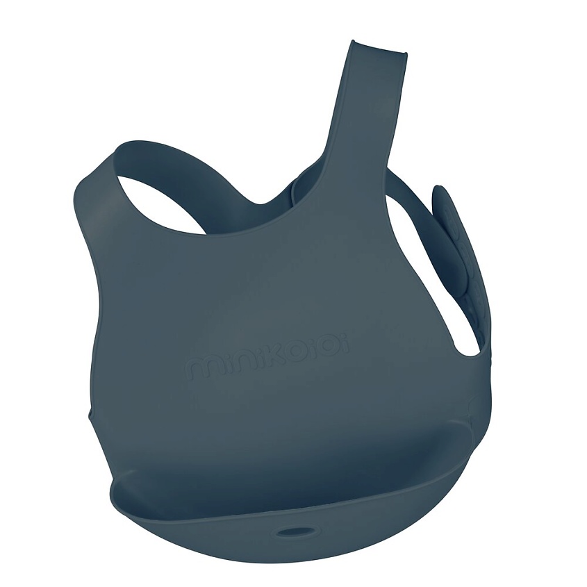 Изображение товара MINIKOIOI Flexi нагрудник слюнявчик с карманом для кормления безопасный и удобный