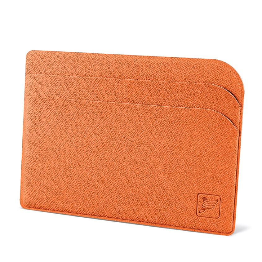 Изображение товара FLEXPOCKET Чехол для пластиковых карт из экокожи с тремя отделениями, цвет: Оранжевый