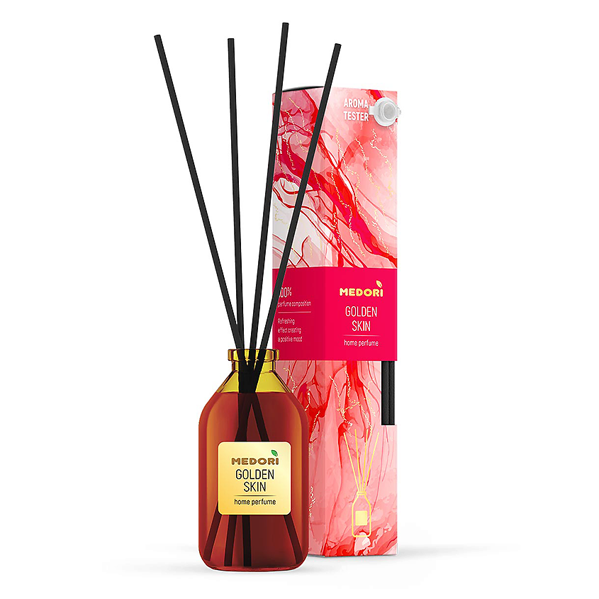 Изображение товара Аромадиффузор Medori Golden Skin для дома натуральный аромат 50 мл