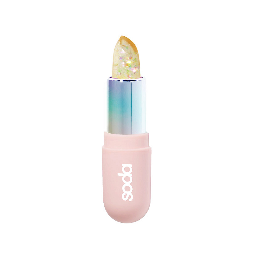 Изображение товара SODA LIP CRYSTAL #mermaidlips Бальзам для губ, 002 BANANA SHAKE, 3,5 г