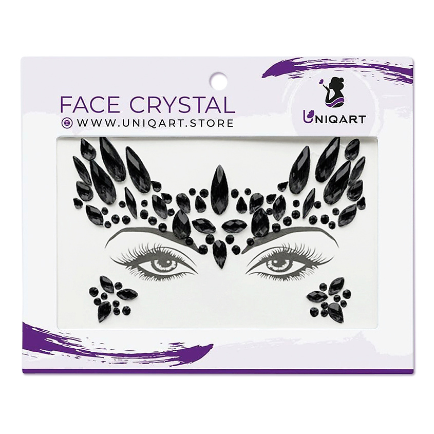 Изображение товара UNIQART Кристаллы для лица UNIQART "Соблазнитель", 1 шт.