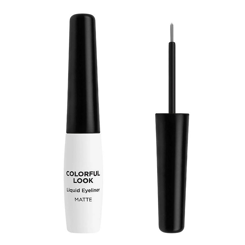 Изображение товара Жидкая матовая подводка для глаз Colourful Look черная 6.5 мл