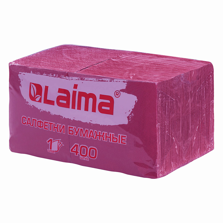 Изображение товара LAIMA Салфетки бумажные Big Pack, 400 шт., 24х24 см.