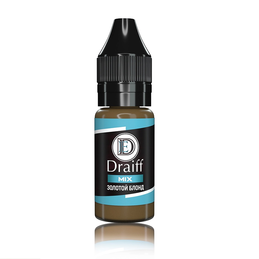 Изображение товара DRAIFF Пигмент для бровей Золотой Блонд, Роскошный золотой для светленьких и для затепления, 6 мл.