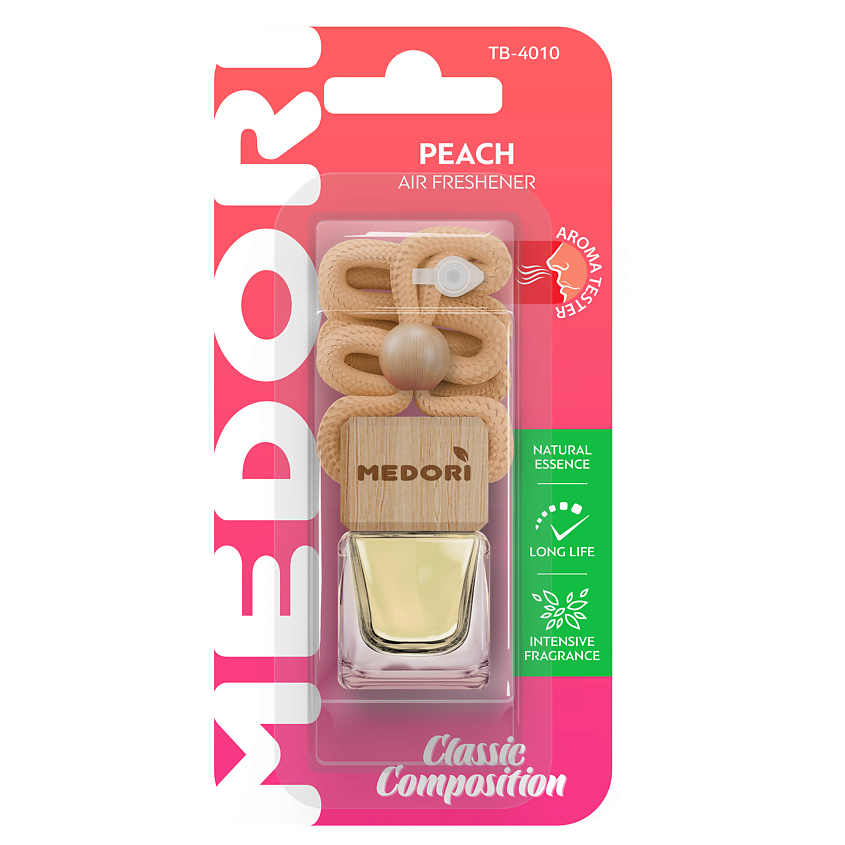 Изображение товара MEDORI Ароматизатор для автомобиля и гардероба PEACH, 6 мл