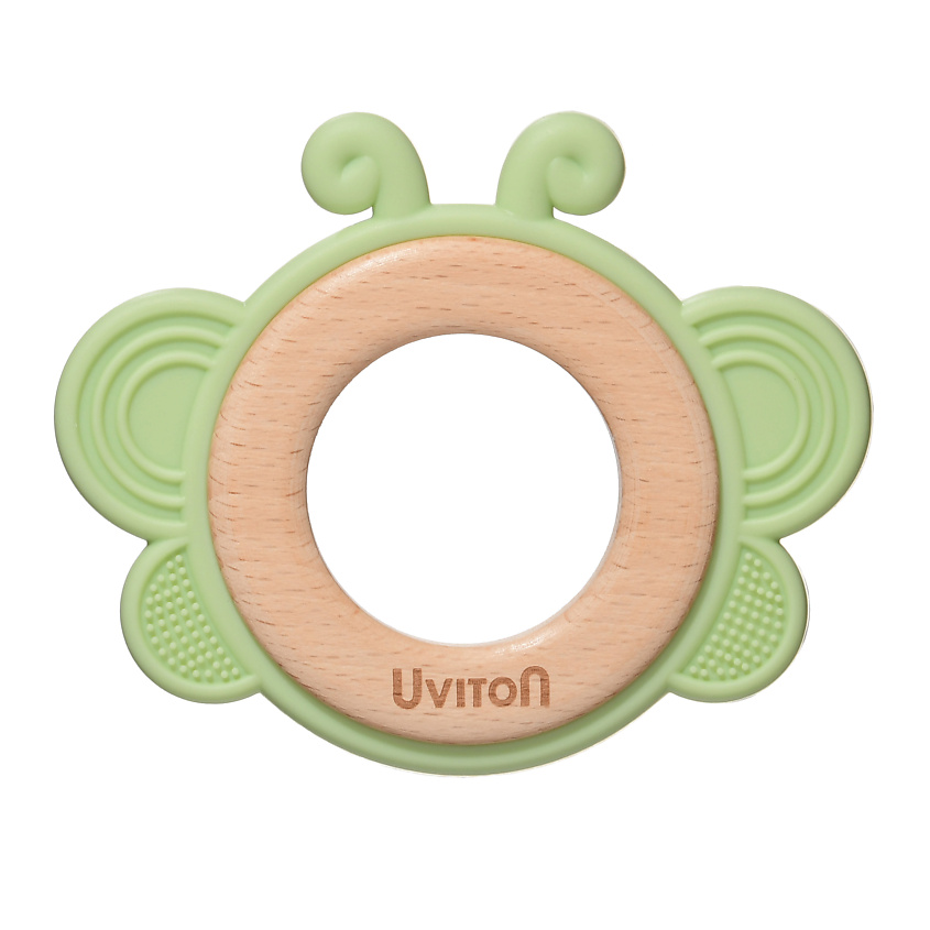 Изображение товара UVITON Игрушка-прорезыватель с буком Butterfly, Зеленый