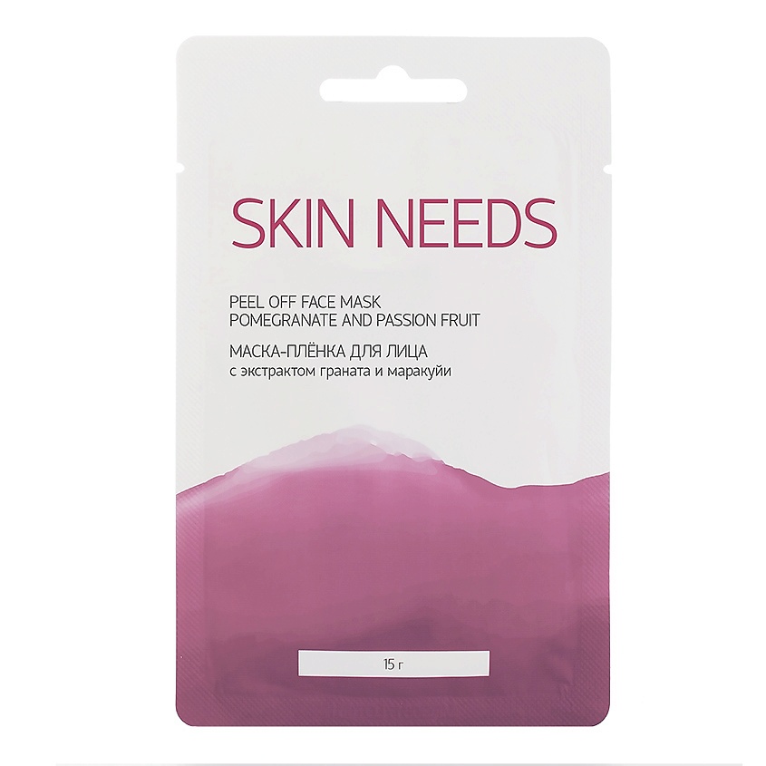 Изображение товара ЛЭТУАЛЬ Маска-плёнка для лица с экстрактом граната и маракуйи SKIN NEEDS, 15 г