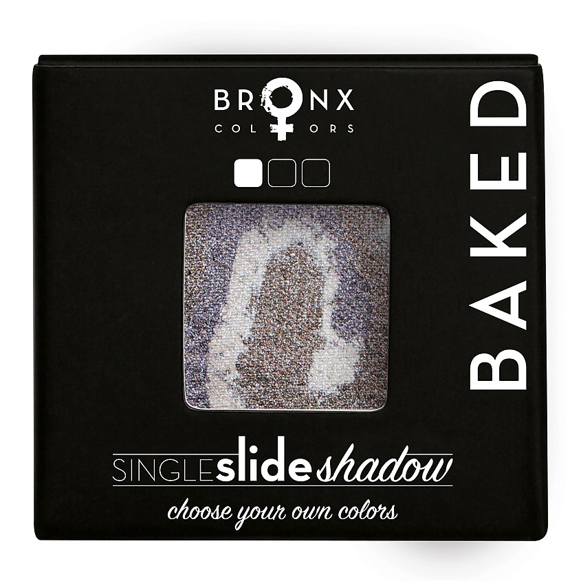 Изображение товара BRONX COLORS Тени для век Single Slide Baked Shadow MERCURY 2 г