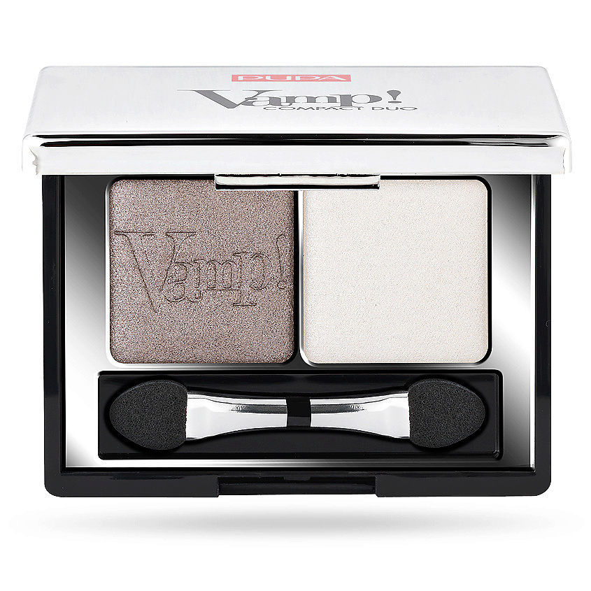 Изображение товара PUPA Компактные двойные тени VAMP! DUO, № 008 Кремовый серо-коричневый, 2,2 г