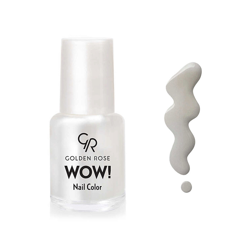 Изображение товара GOLDEN ROSE Лак для ногтей WOW! Nail Color Clear, №02