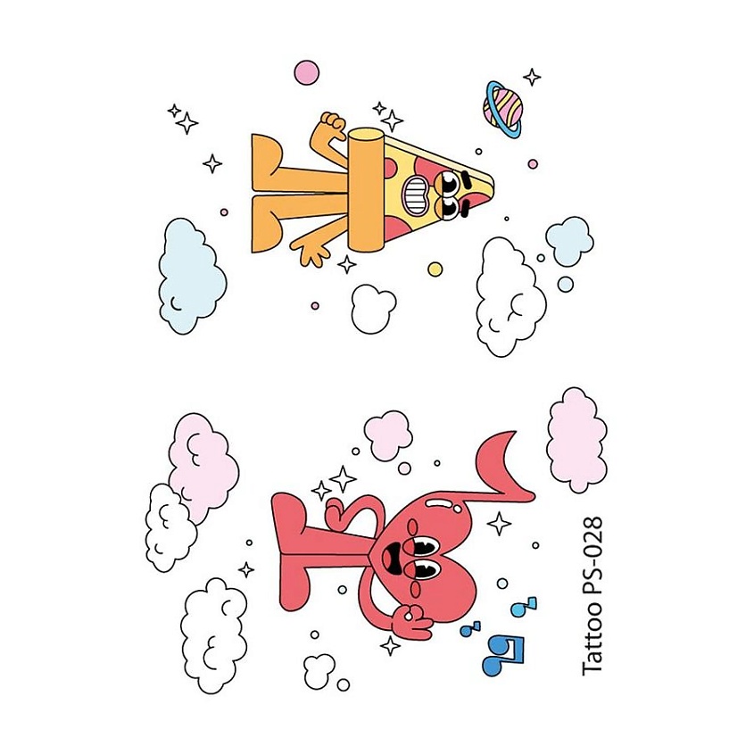 Изображение товара ПОЛИСФЕРА Временная переводная татуировка Tattoo PS-028, 1 шт.