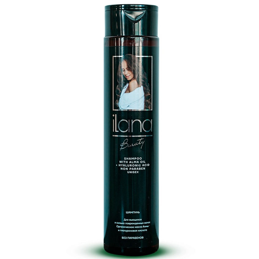 Изображение товара ILANA Шампунь для вьющихся и сильно поврежденных волос, 350 мл