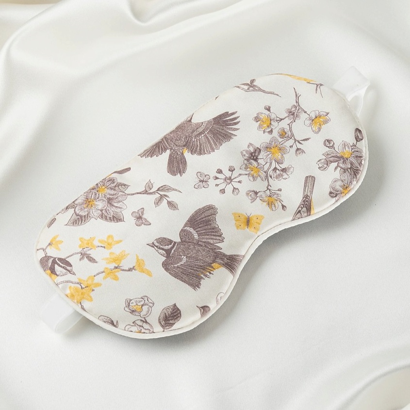 Изображение товара Шелковая маска для сна Birds 100%-й тутовый шелкRegulated fit