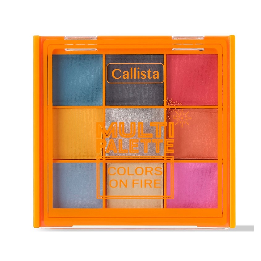 Изображение товара CALLISTA Палетка теней для век Multi Palette, № 101 Калорс Он Фаер 9х0,79 г