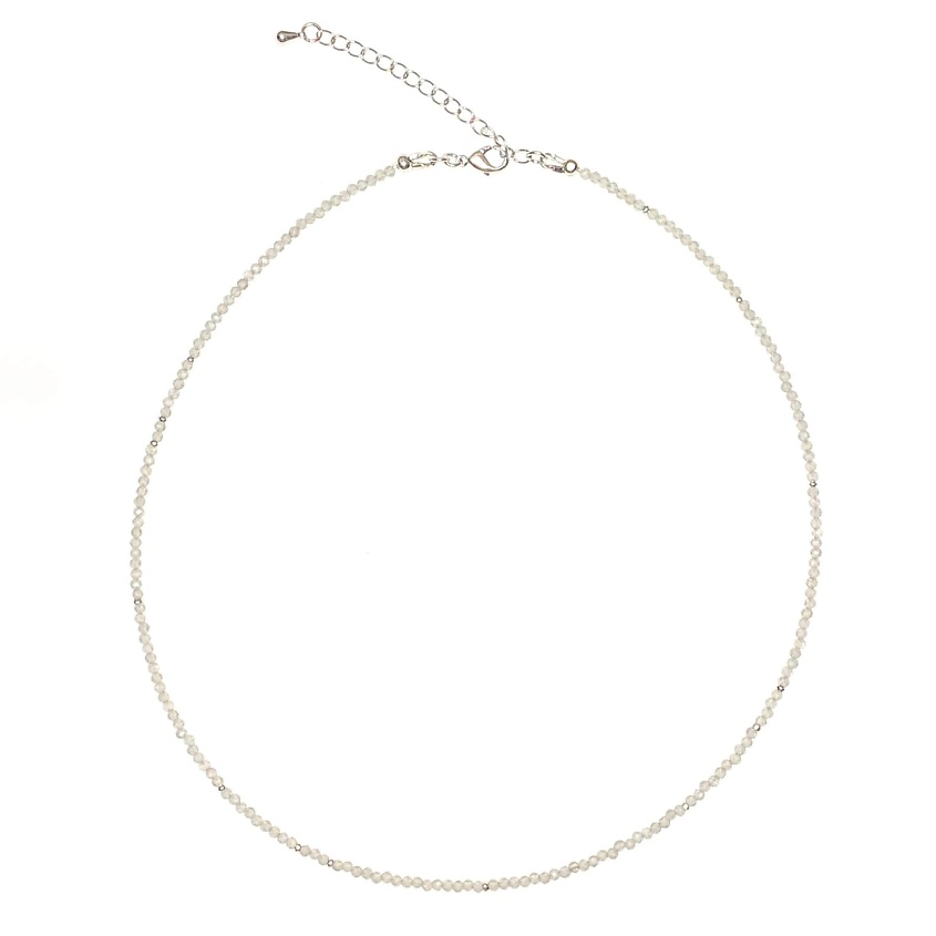 Изображение товара SLOMAYA Чокер из кошачьего глаза, цвет: Серый, размер: 39