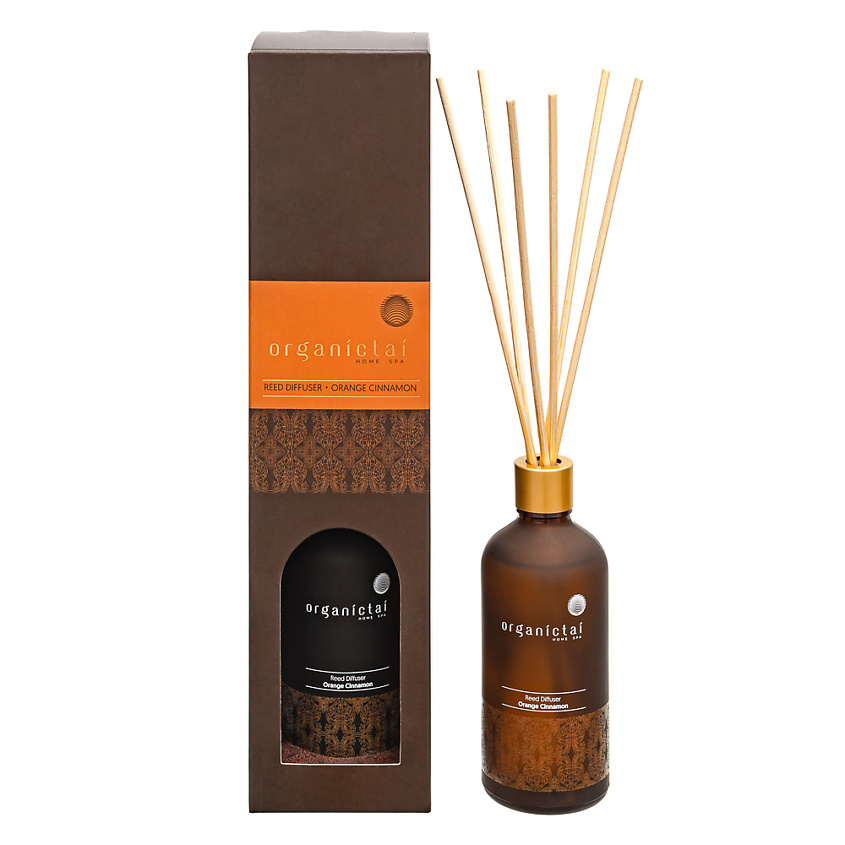 Изображение товара ORGANICTAI Ароматический диффузор АПЕЛЬСИН – КОРИЦА, 100 мл