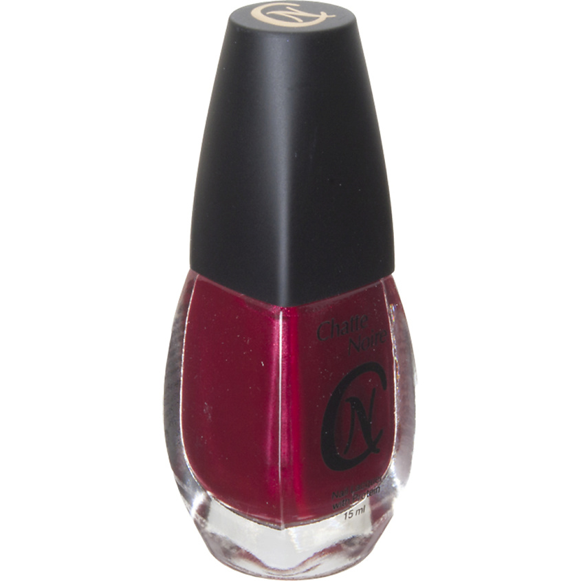 Изображение товара Лак для ногтей CHATTE NOIRE Перламутр Dark, темно-красный, 15 цвет